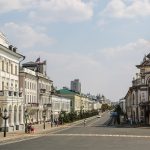 Pedestrian Bauman Street in central Kazan