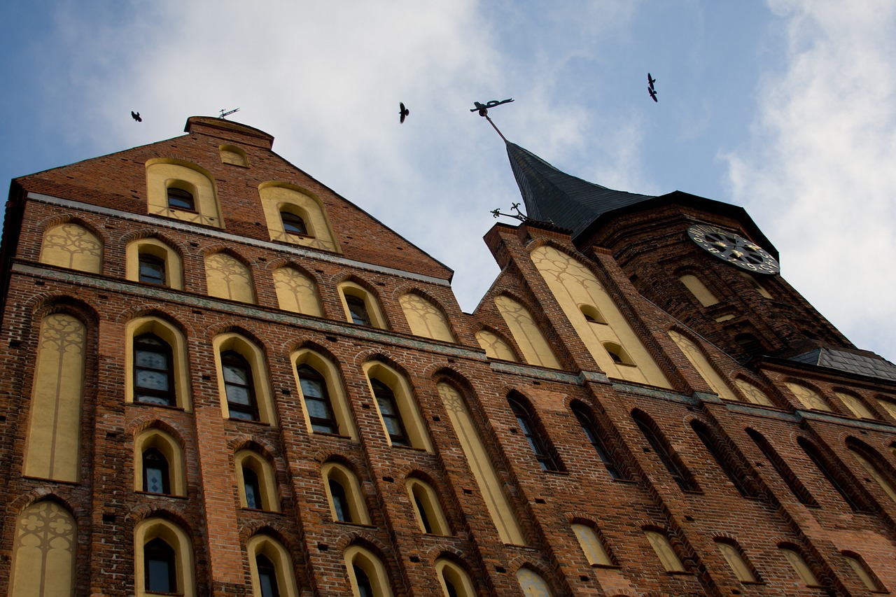 Konigsberg Cathedral on Kant Island in Kaliningrad
