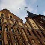 Kaliningrad cathedral and riverfront