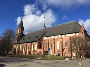 Kaliningrad cathedral on Kant Island