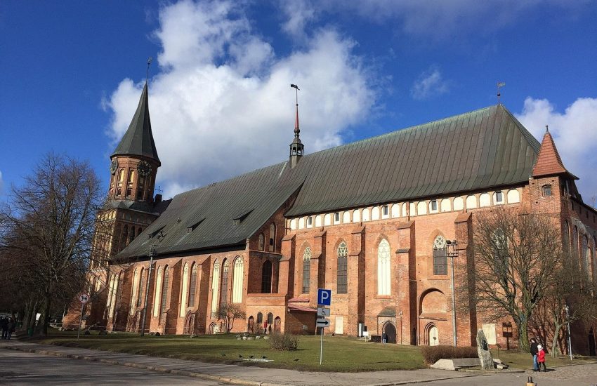 Kaliningrad cathedral on Kant Island
