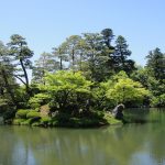 Kenroku-en garden and traditional Kanazawa scenery