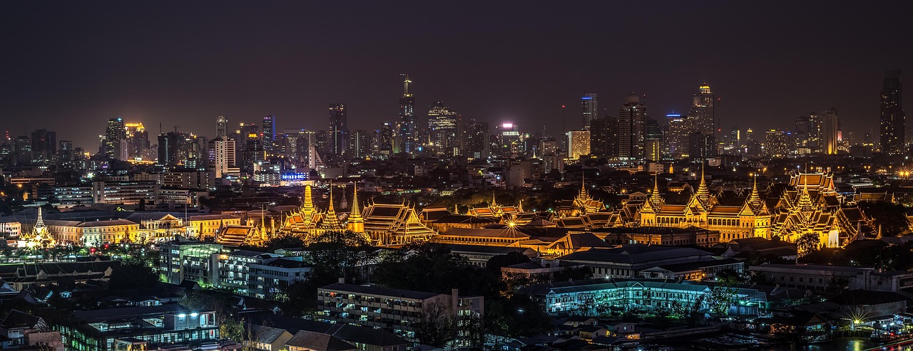The Grand Palace and temples of Bangkok, Thailand