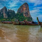 Krabi limestone coast, Thailand