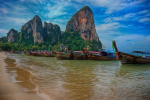 Krabi limestone coast, Thailand