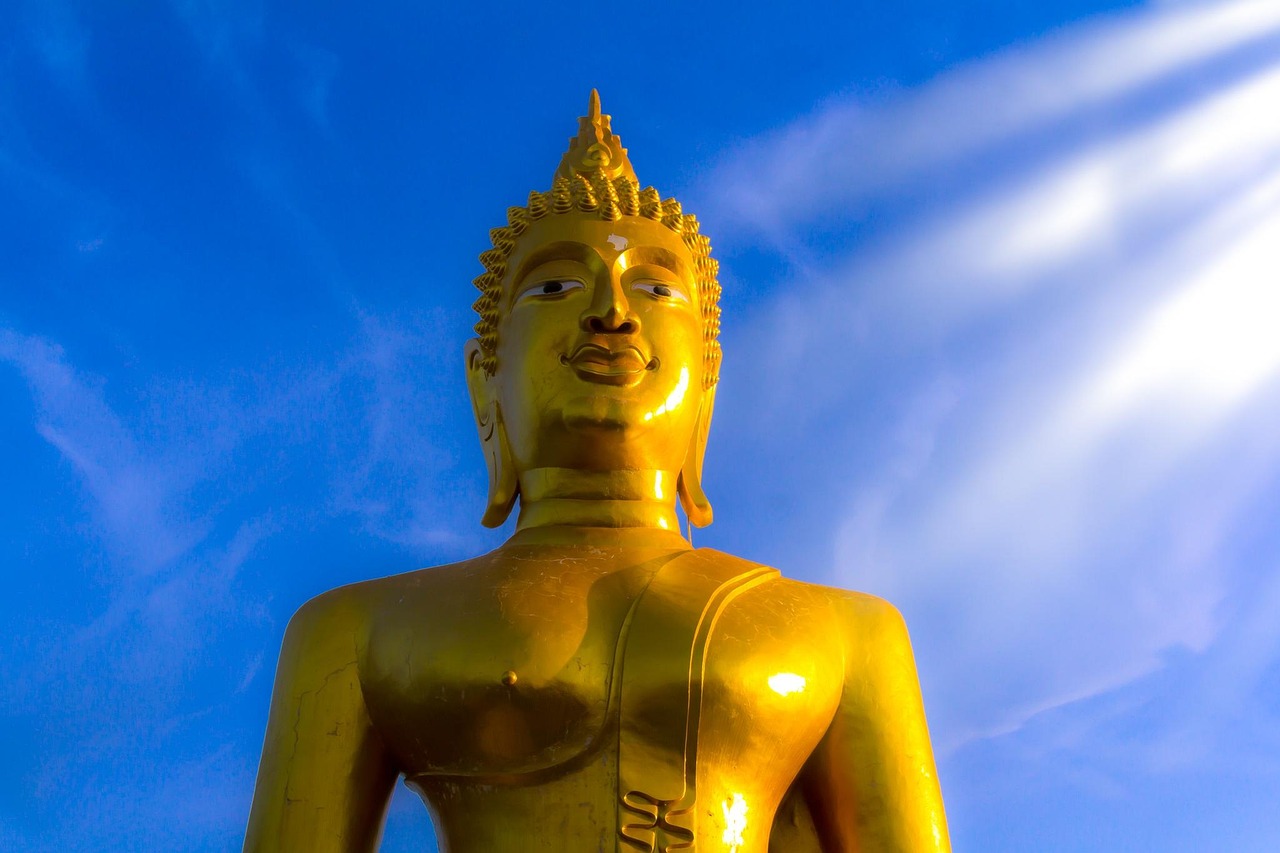 Golden Buddha at Big Buddha Hill, Pattaya, Thailand