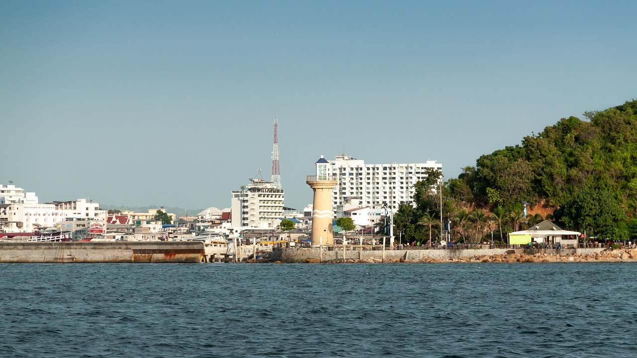 Pattaya beach scene, Thailand