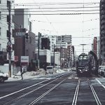 Snow-covered winter scene in Sapporo, Hokkaido