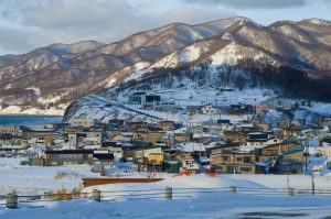 Winter cityscape of Sapporo, Hokkaido