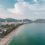 Patong Beach and bay in Phuket, Thailand