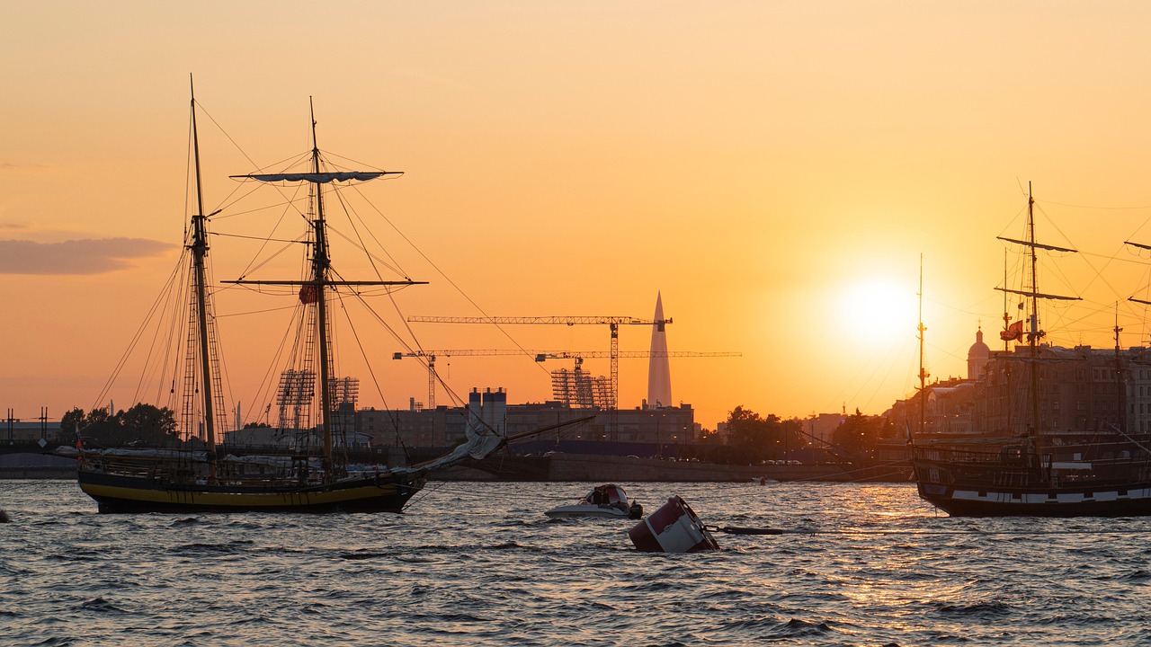 Peter and Paul Fortress on the Neva River in St. Petersburg