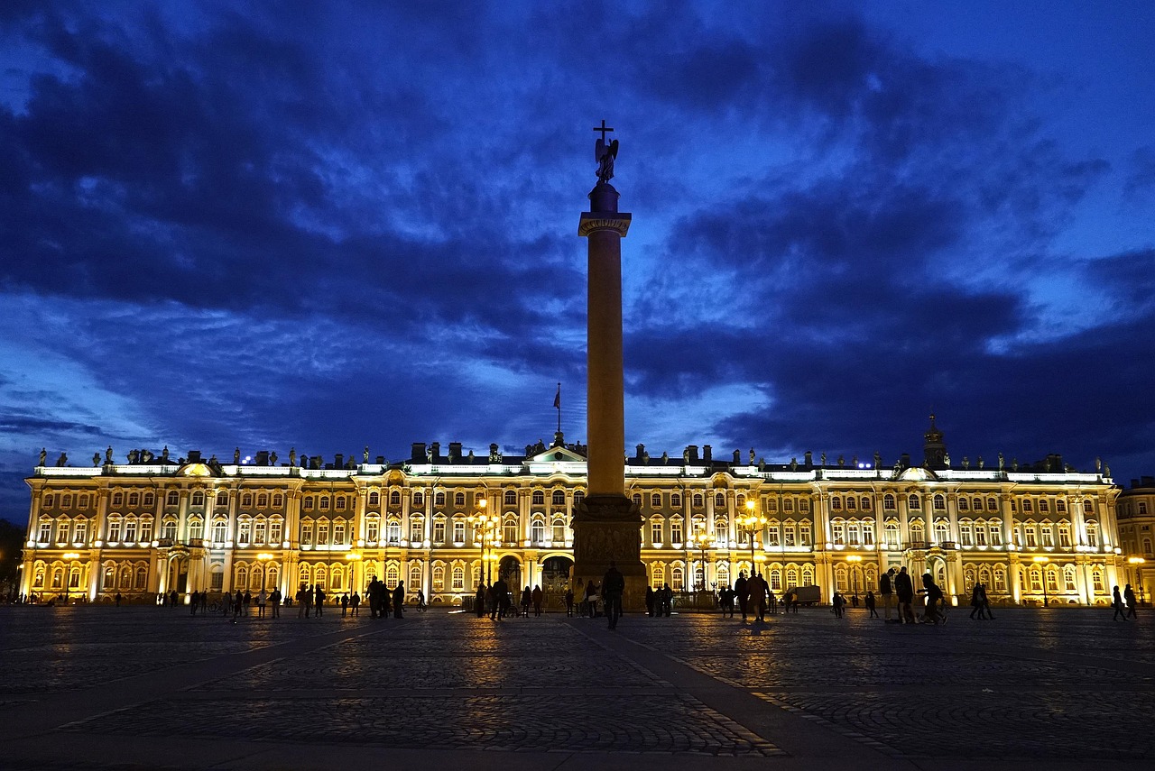 St. Isaac’s Cathedral and the skyline of St. Petersburg