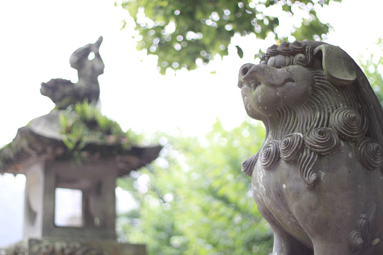 The main hall of Dazaifu Tenmangu shrine near Fukuoka