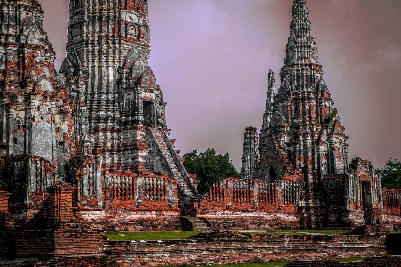 Ayutthaya temple ruins, Thailand