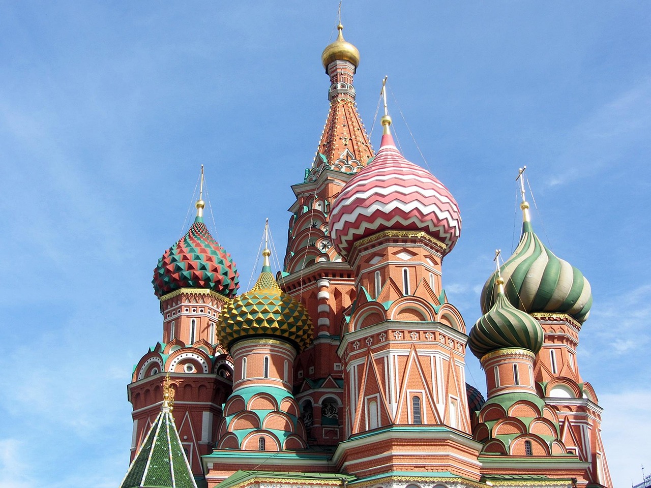 St. Basil’s Cathedral and Red Square in Moscow, Russia