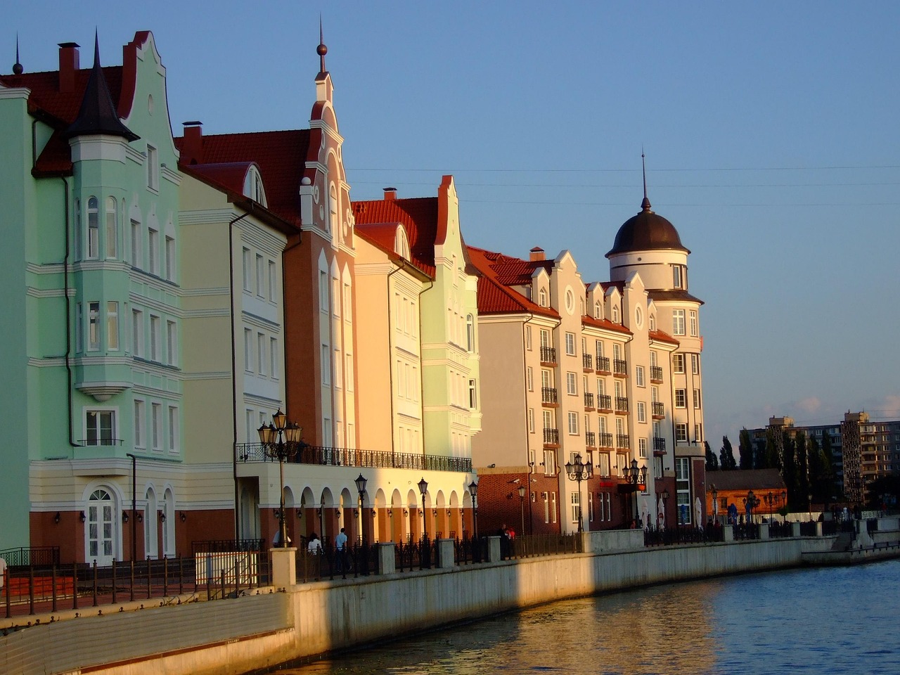 Victory Square and central Kaliningrad