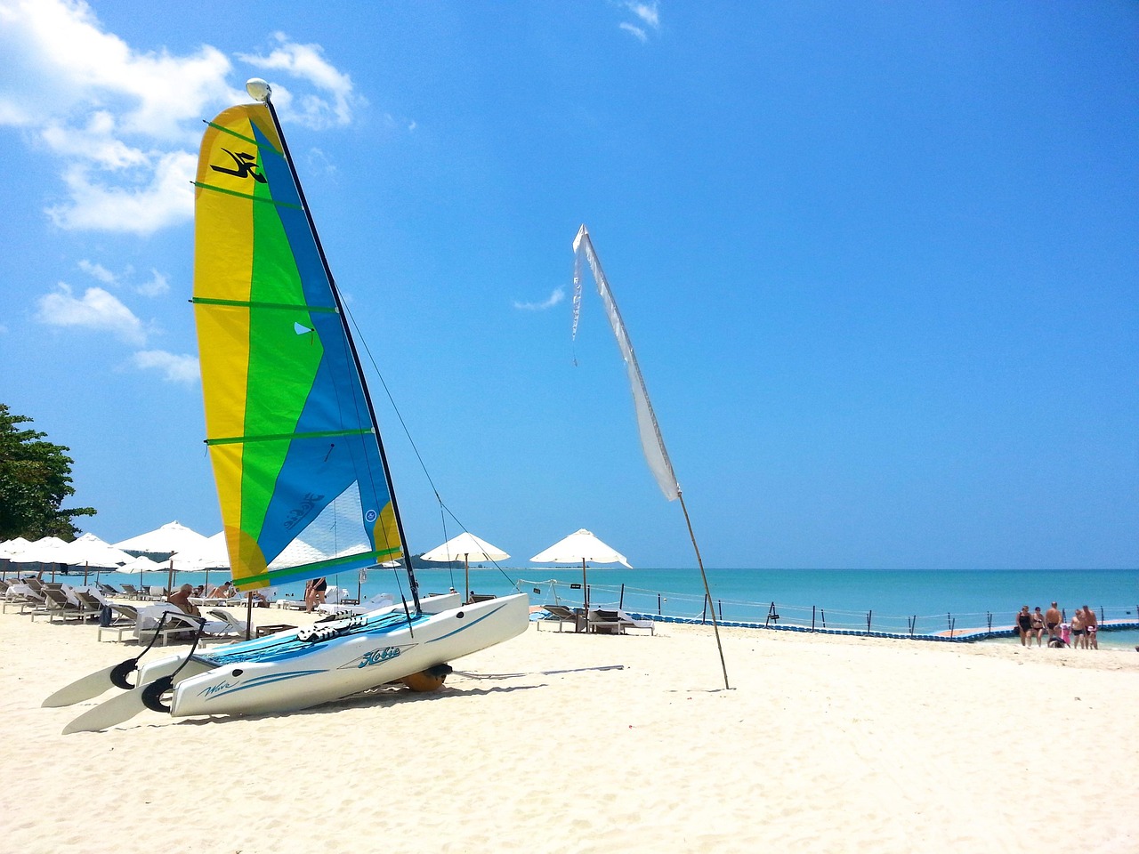 Phuket beach scene, Thailand