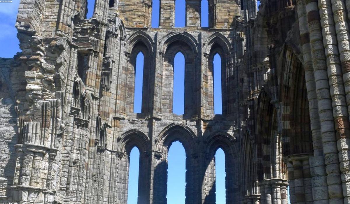 Ruins of an English abbey