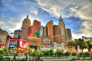 The Las Vegas Strip at dusk