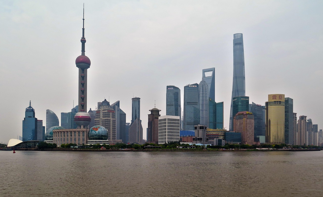 Shanghai skyline, China