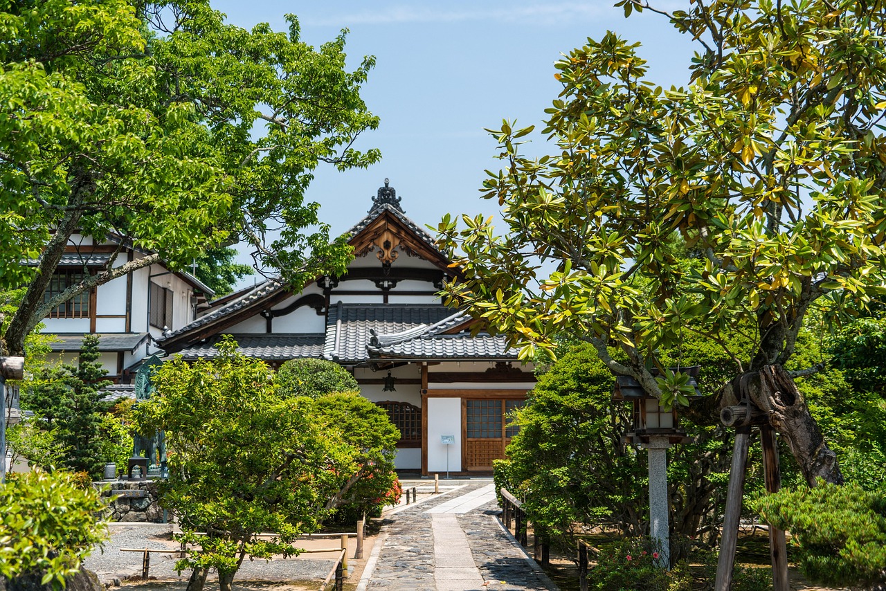 Arashiyama district scenery in Kyoto