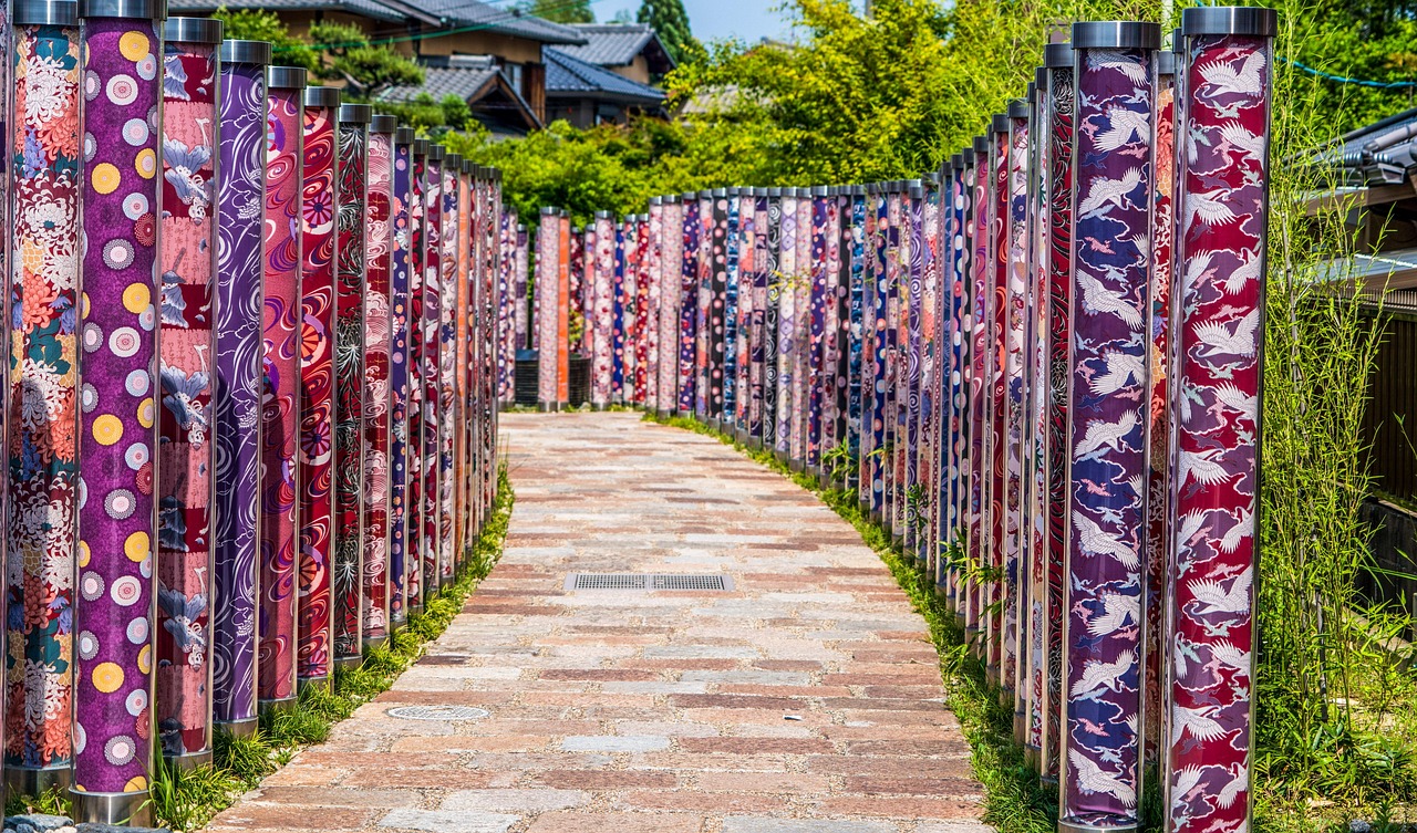 Arashiyama district scenery in Kyoto