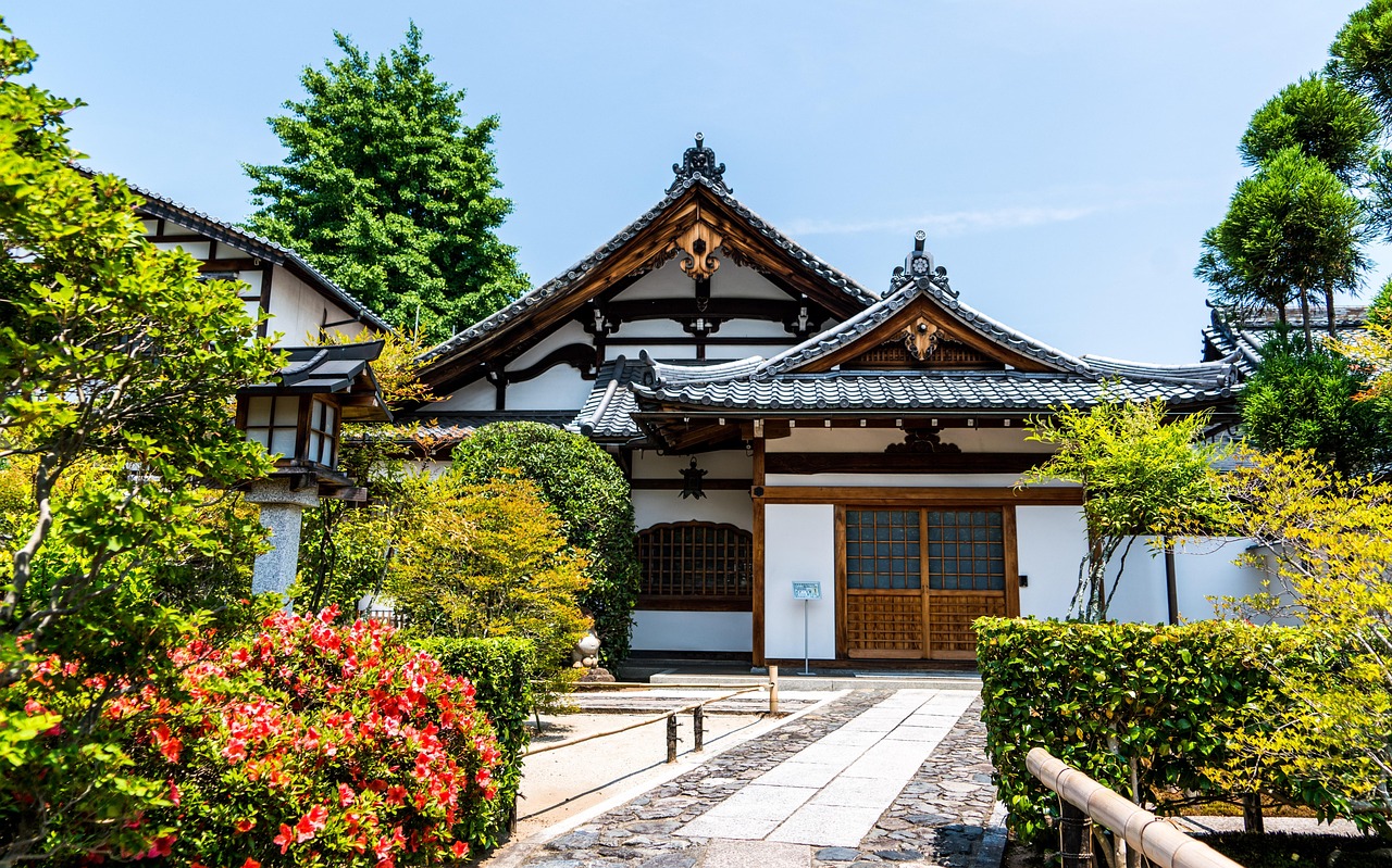 Arashiyama district scenery in Kyoto