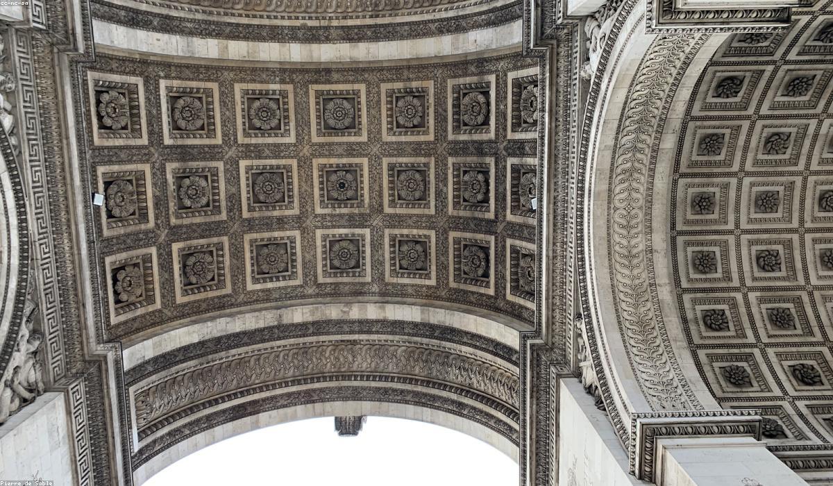 The Arc de Triomphe in Paris