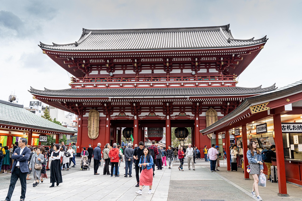 Senso-ji Temple and the historic Asakusa district of Tokyo