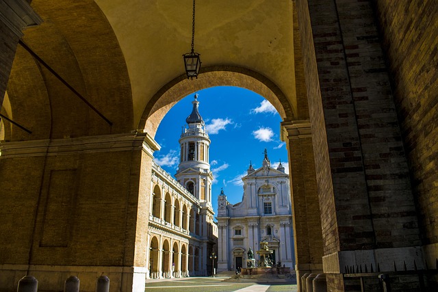 The Basilica of the Holy House in Loreto, Italy