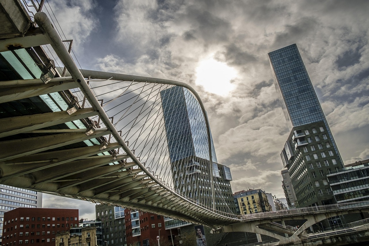 The city of Bilbao, the largest urban center of the Spanish Basque Country