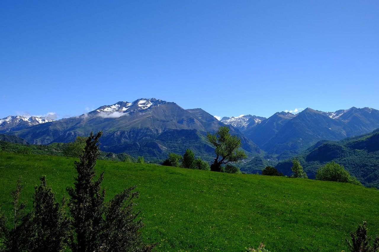 The Pyrenees mountains, the natural border running through the Basque homeland