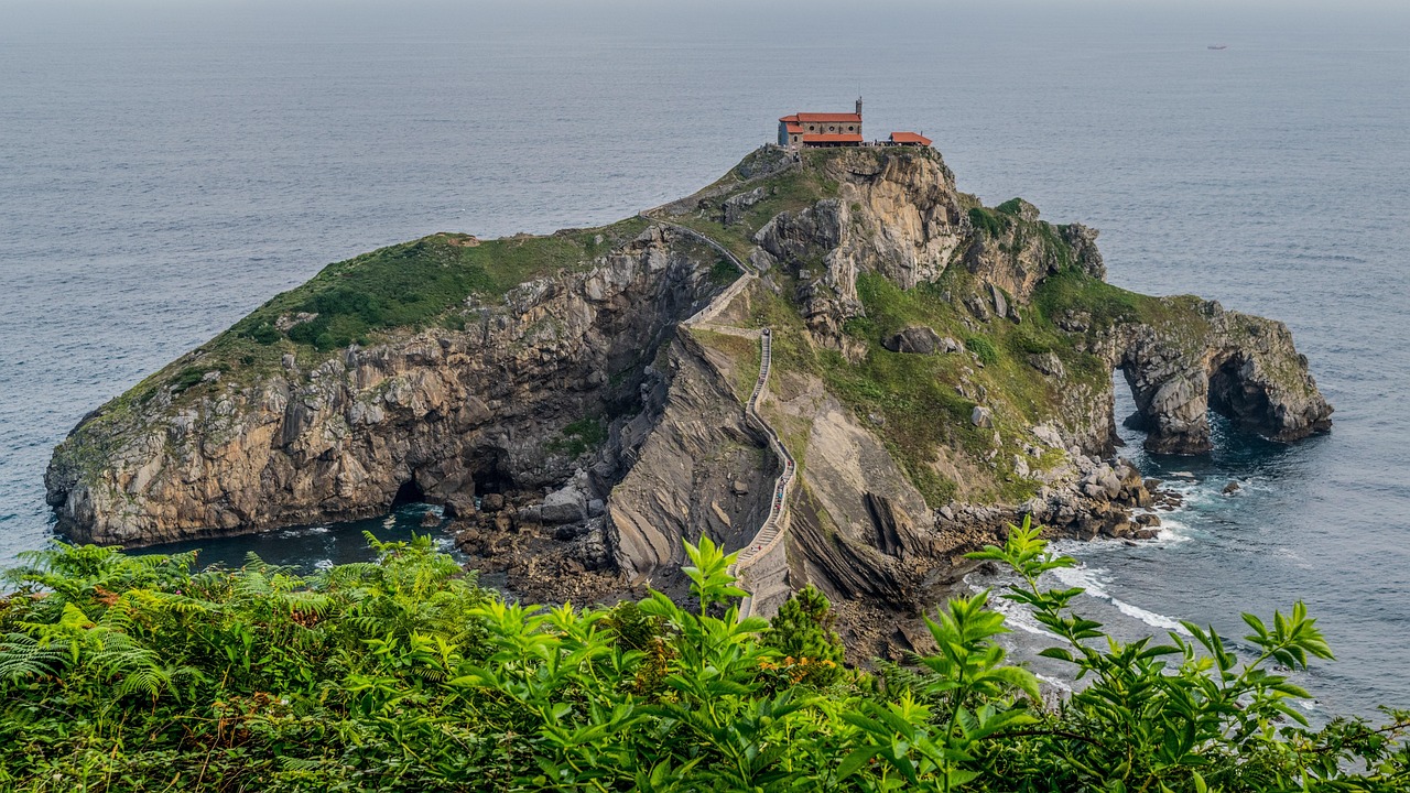 A hilltop hermitage in the Basque Country, reflecting deep local religious tradition