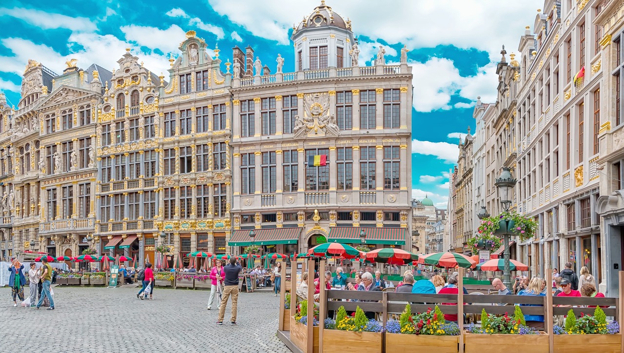 The Grand Place of Brussels, the ornate central square of the Belgian capital