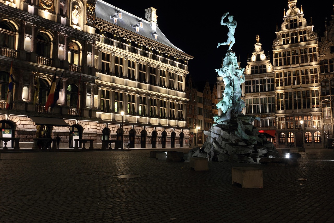 Antwerp, the great port city on the river Scheldt