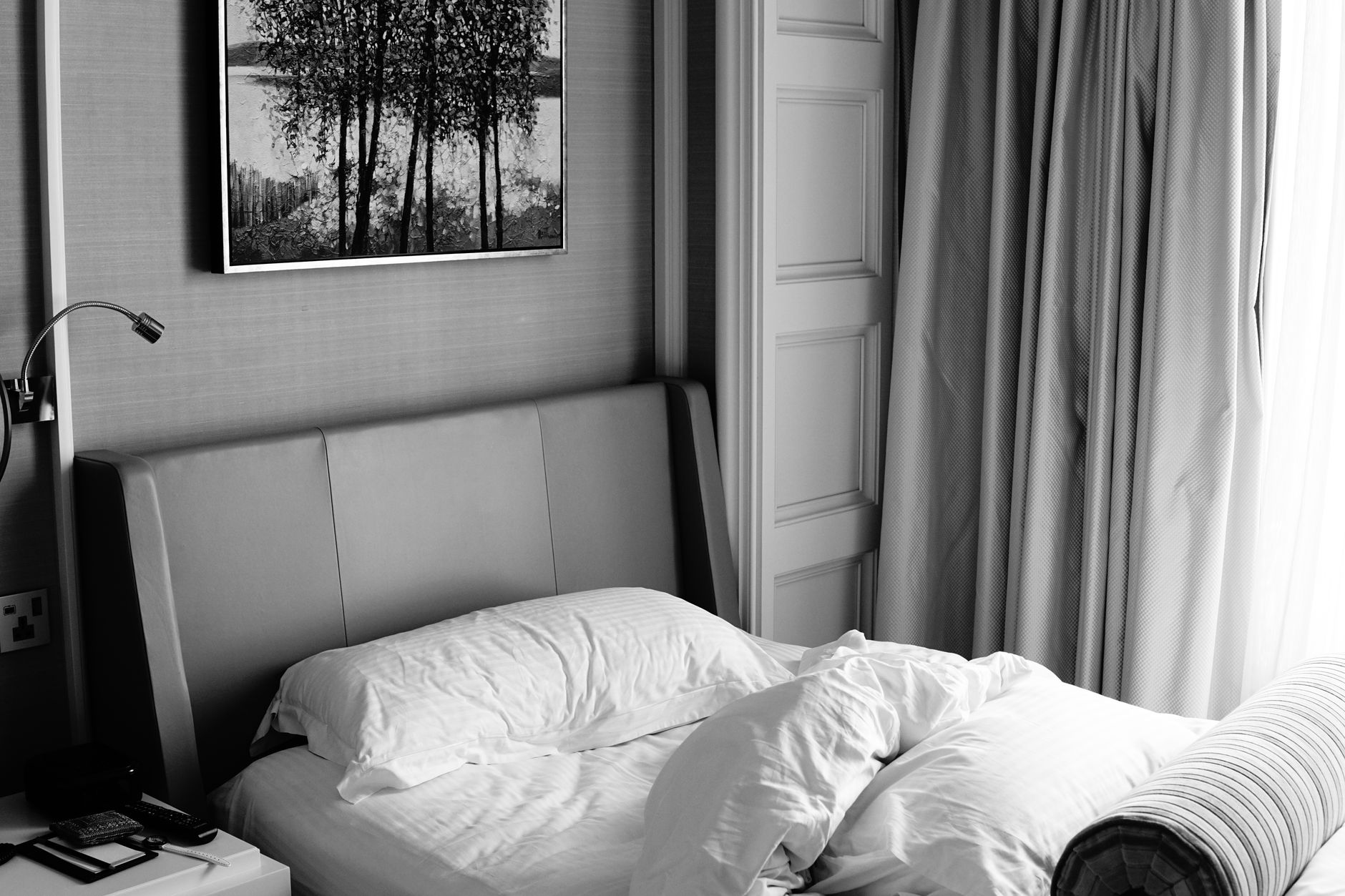 Black and White Bedroom