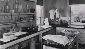 A laboratory where genetic research is carried out