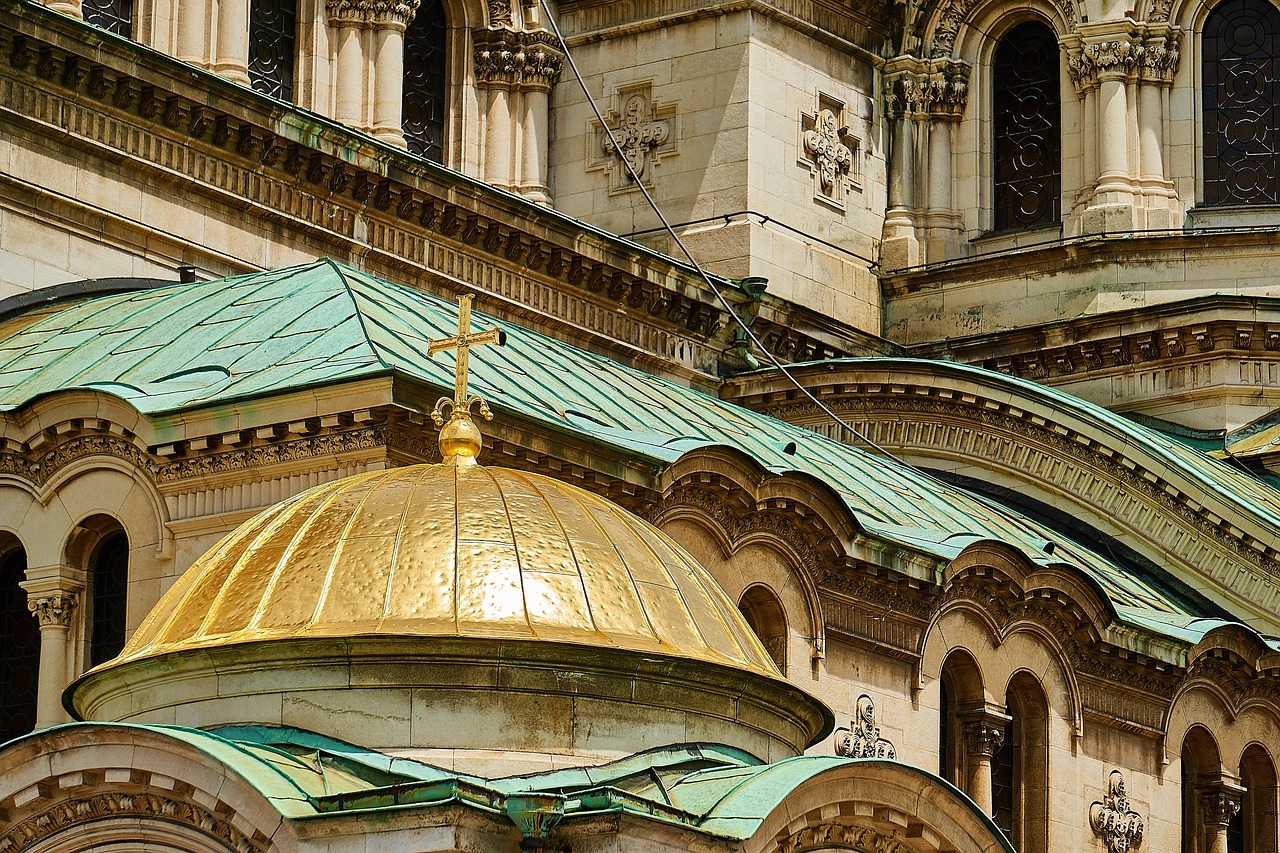 The Alexander Nevsky Cathedral, a landmark of Sofia, the Bulgarian capital