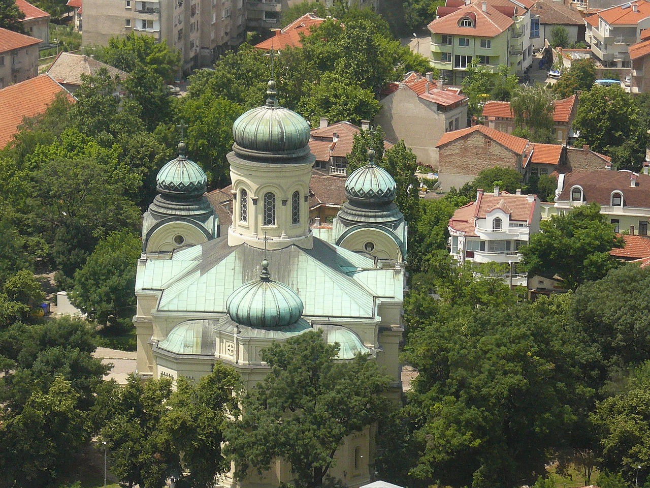 A village church in the Bulgarian countryside