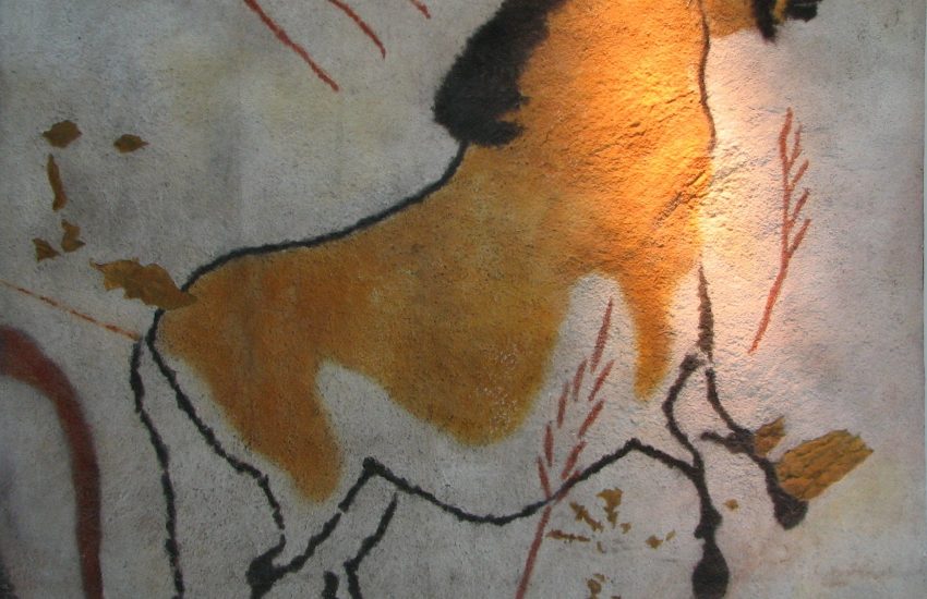 Prehistoric cave painting