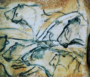 Prehistoric cave painting