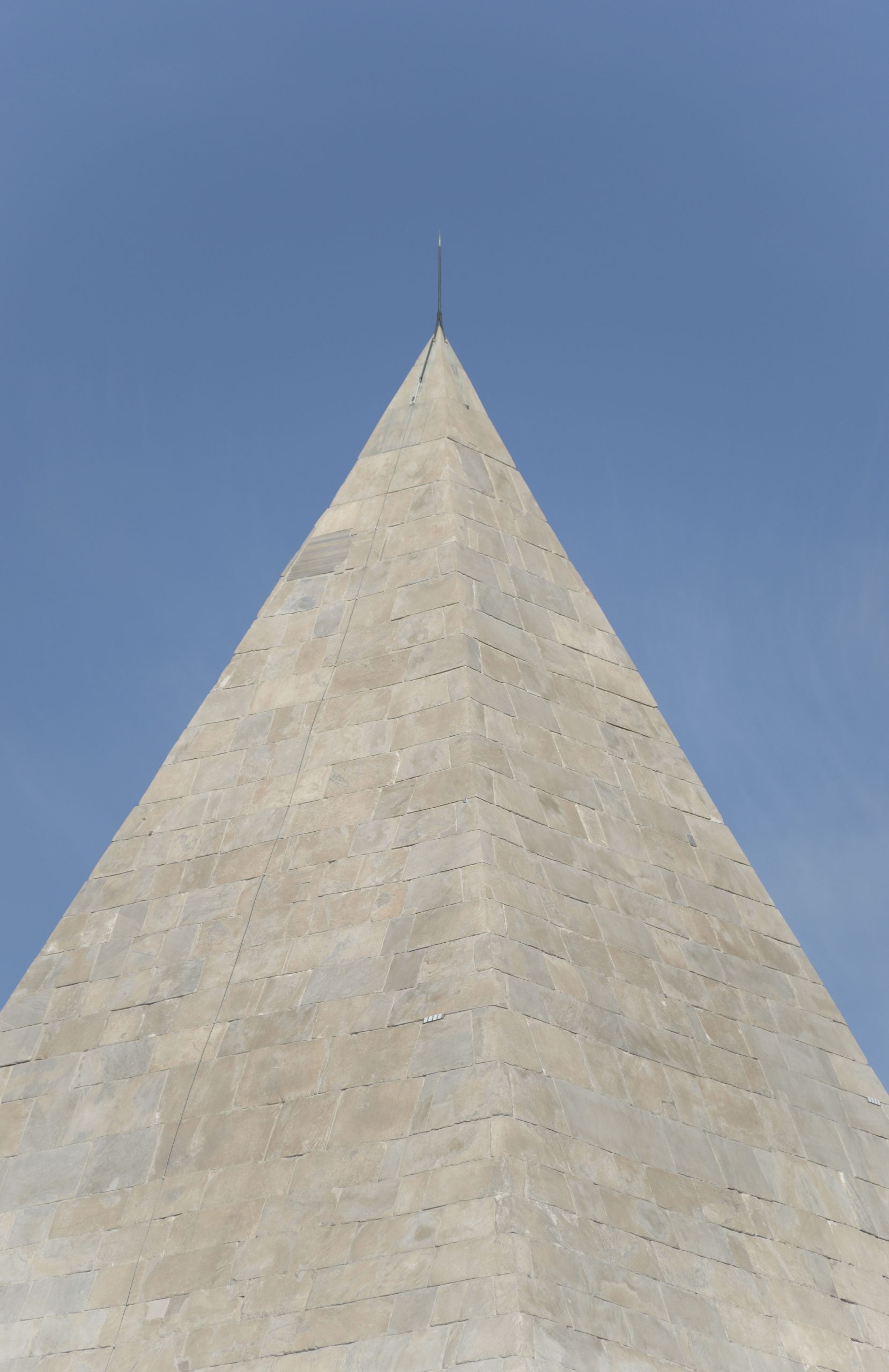 The peak of the Pyramid of Cestius