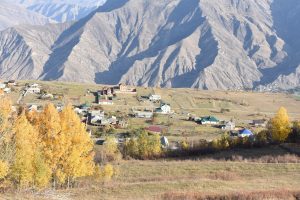 A mountain village of the North Caucasus, where highland communities have lived for centuries.