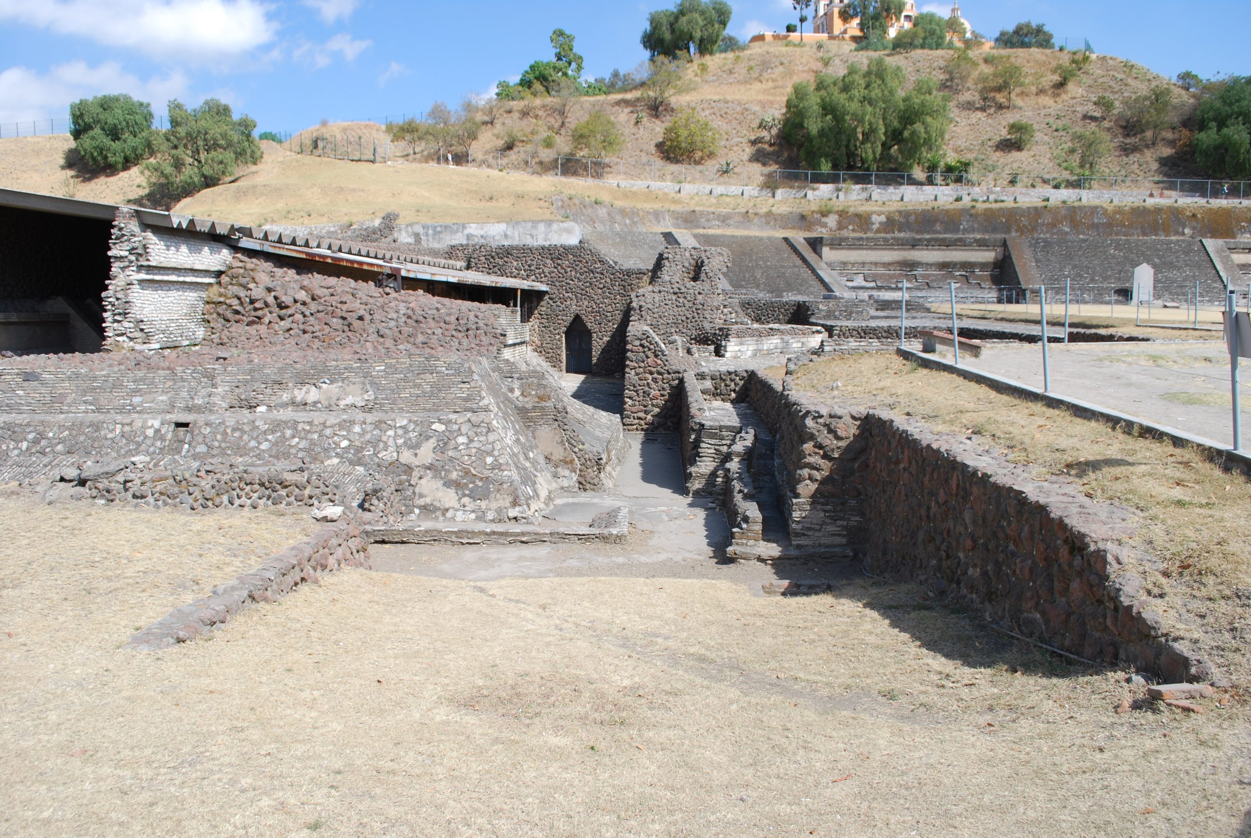 A tunnel inside the Great Pyramid of Cholula