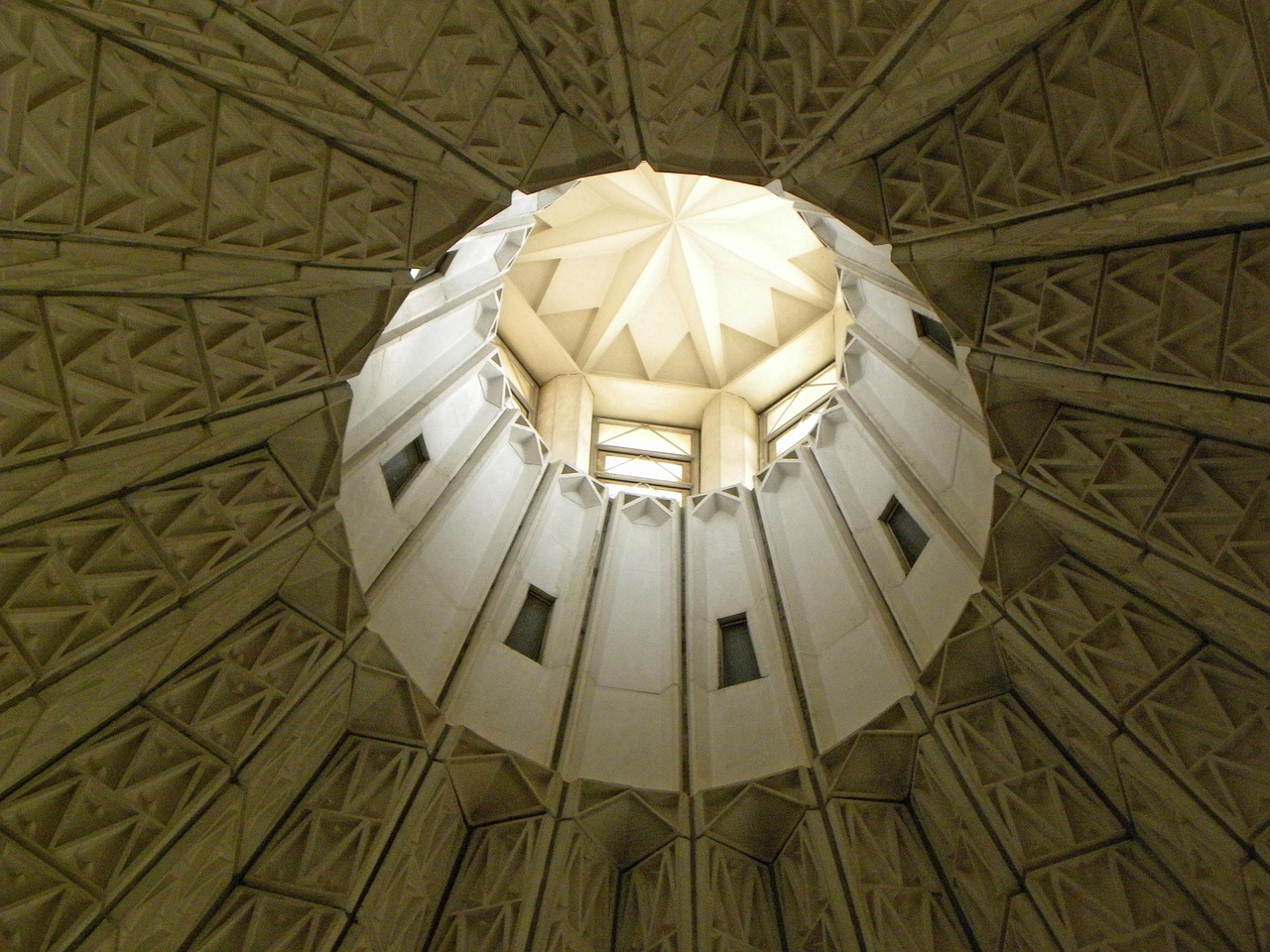 The conical cupola of the Basilica of the Annunciation in Nazareth