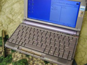 A modern laptop computer