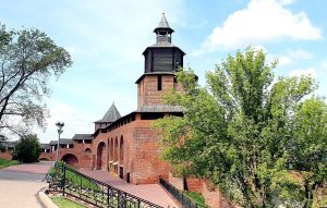 Nizhny Novgorod kremlin and the Volga river