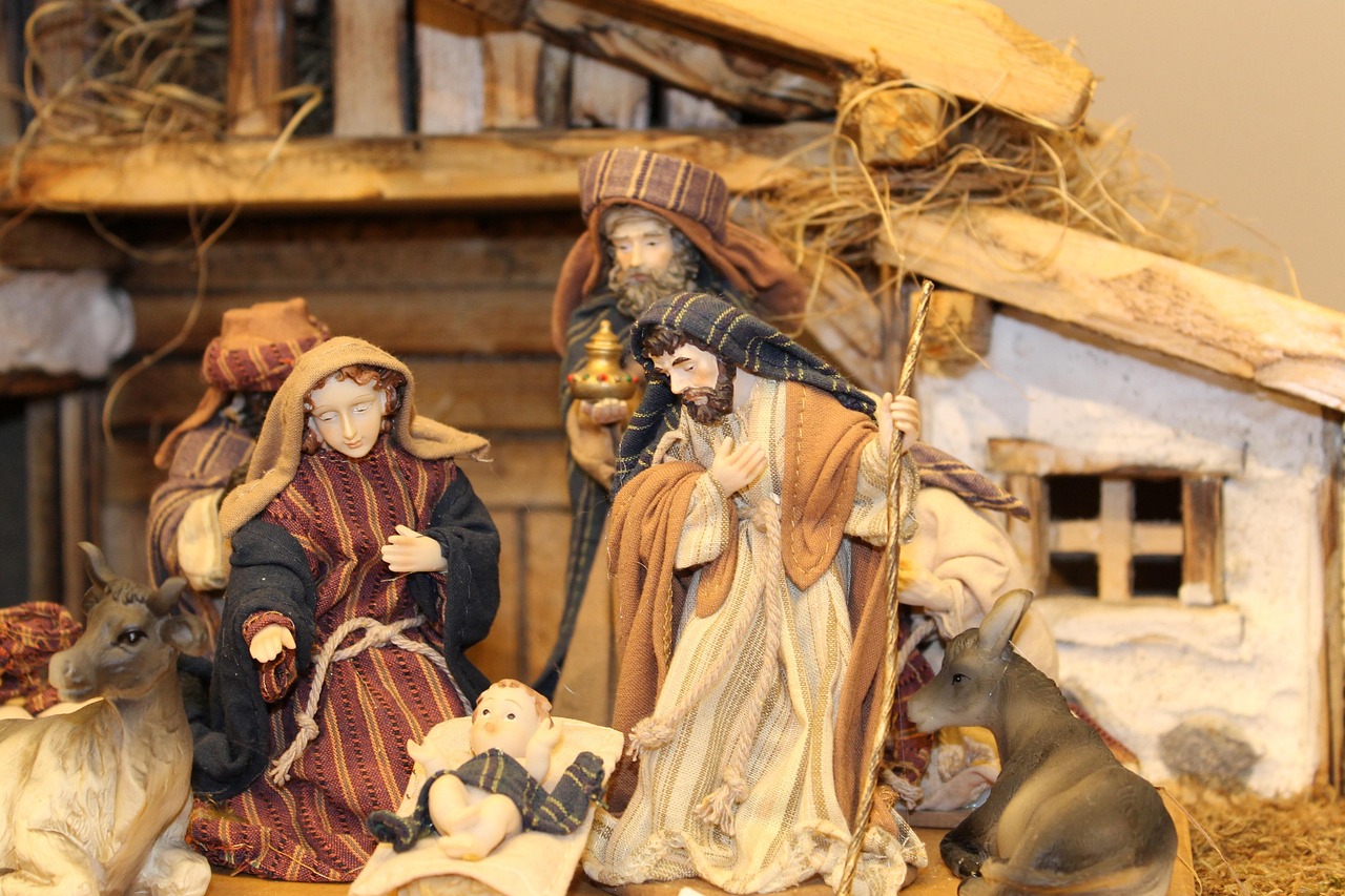 Nativity manger scene
