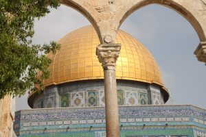 The Dome of the Rock on the Al-Aqsa compound in Jerusalem