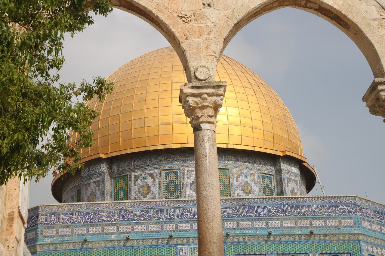 The Dome of the Rock on the Al-Aqsa compound in Jerusalem